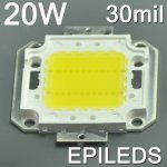 EPILEDS 20W High Power LED Beads Chip 1600 Lumens 30*30mil LED light
