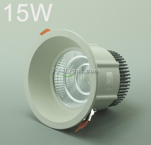 LED Spotlight 15W Cut-out 125MM Diameter 5.5\" White Recessed LED Dimmable/Non-Dimmable LED Ceiling light