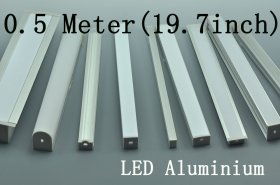 0.5 Meter(19.7 inch) LED Aluminium Profile LED Channel