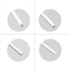 1M/5M/10M/20M Pack of T0606 LED Neon Light Housing Flexible Neon Channel Fit for 3mm Wide LED Strip Lights