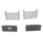 Silver U04 10x23mm U-Shape LED Aluminum Profile Aluminum Extrusion for LED Strip Light Installation