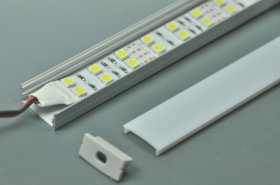 2 meter 78.7" LED U Double 5050 Strip Aluminium Channel PB-AP-GL-014 10 mm(H) x 20 mm(W) For Max Recessed 20mm Strip Light LED Profile ssed 10mm Strip Light LED Profile