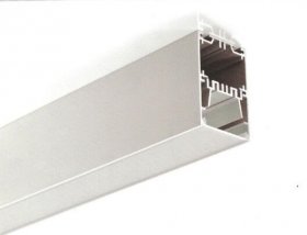 1 Meter 39.4" Suspended LED Aluminum Profile LED Channel 75mm(H) x 50mm(W) suit for max 27.4mm width strip light