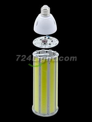 LED Corn Light Bulb 50W, Daylight White 5500K, 4500Lumens, E26/E27 Base, COB LED Chips (210Pcs), for Indoor Outdoor Garage Factory Warehouse