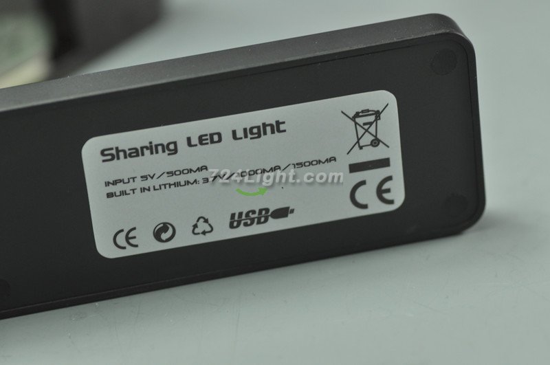 Black LED Folding Lamp Lap LED Lamp Light Rechargeable LED Lamp With 18 LED Adjustable LED Lamp