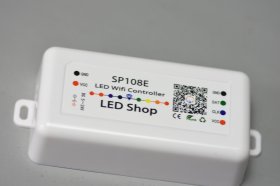 SP108E Wireless Bluetooth Controller APP WS2811 WS2812B WS2801 SK6812 APA102 Individually Addressable Programmable LED Strip Pixel Module Panel Light DC5V-24V for IOS/Android