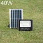 40W Led Waterproof Flood Light 3500lum charged Outdoor Solar Lights