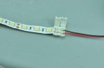 Single Color Strip Light Connecter with Double Easy Clip Single optional Easy Connecter For 5050 3528 5630 10mm 8mm optional led strip light