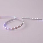 DC 5V 5Meter (16.4Ft) Side Emitting RGB SMD4020 SK6812 Individually Addressable LED Strip Light 60LED/Meter LED Pixel Flexible Tape White PCB