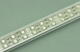 Double Row 1.2Meter 48inch 12V Superbright Waterproof 5050 RGB Color Changing LED Rigid Strip Bar 168LEDs
