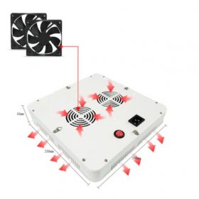 300W AC85-265V 1000LM Full spectrum led grow light with cooler fan for indoor hydroponic plant