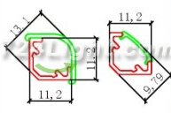 PB-AP-SH-1111V LED Aluminium Channel