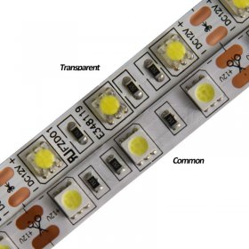 LED LIGHT STRIP 5050 BRIGHT 12V60 LIGHT TRANSPARENT LIGHT BEAD ANTI-VULCANIZATION SHOWCASE CABINET LIGHT STRIP FACTORY SPOT