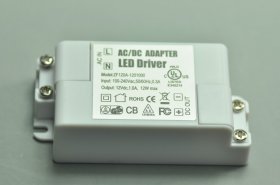 12 Watt LED Power Supply 12V 1A LED Power Supplies UL Certification For LED Strips LED Light