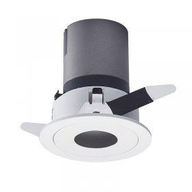 5W Round Hole Downlight Led Spotlight Embedded Anti-glare Wall Washer Commercial Aisle Background Wall Ceiling Light