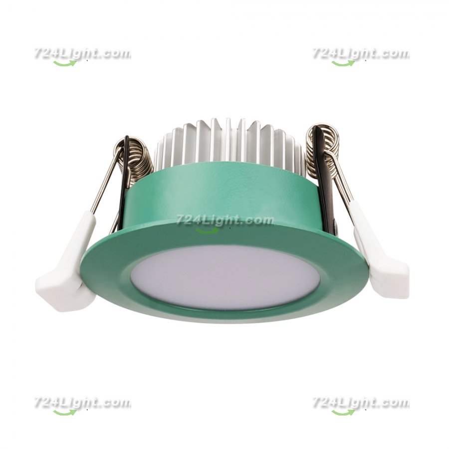 5W LED RECESSED LIGHTING DIMMABLE GREEN DOWNLIGHT, CRI80, LED CEILING LIGHT WITH LED DRIVER