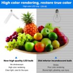 30W Deformable LED Garage Ceiling Lights 3000LM 6500K White 300W Equivalent CRI80+ E26/E27 Base
