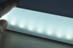 Super Width LED Channel 20.2mm Strip LED Aluminium Extrusion Recessed LED Aluminum Channel 1 meter(39.4inch) LED Profile