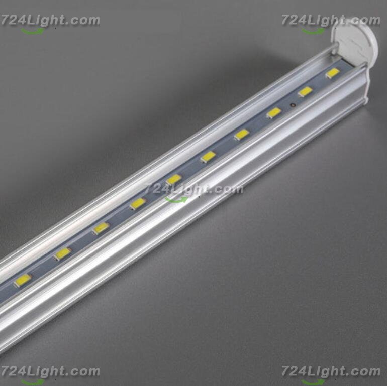 10Pcs Pack 2FT/3FT/4FT AC/DC 12-36V T5 LED Tube Light w/ Milky White Cover