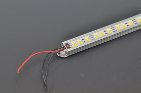 Double Color Temperature Double Row LED Strip Bar Pure White Warm White 39.3inch 5630 1M Rigid LED Strip 12V 144LEDs/M Non-waterproof