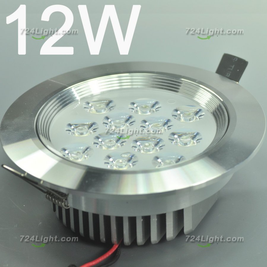 12W CL-HQ-01-12W LED Spotlight Cut-out 113mm Diameter 5.5\" Silver Recessed LED Dimmable/Non-Dimmable LED Ceiling light