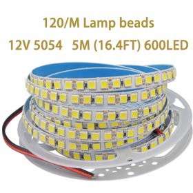 12v5054Led strip light 120leds/meter 12V5054 LOW VOLTAGE HIGH BRIGHTNESS strip light 5M (16.4FT) 600LEDS 5054strip lightss