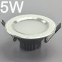 5W DL-HQ-102-5W LED Downlight Cut-out 73.5mm Diameter 4.2" White Recessed Dimmable/Non-Dimmable Ceiling light