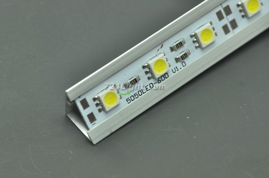 LED Aluminium Profile LED Strip Light Aluminium Profile 1M V Flat Type Rail Aluminium