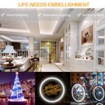 1M/5M/10M/20M Pack of T13D LED Neon Light Housing Kit with End Caps and Mounting Clips, Flexible Neon Channel Fit for 5mm Wide LED Strip Lights