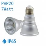 Outdoor PAR20 LED Light Bulb 7W 600Lumen (60W Equivalent) 120-degree Flood Beam E27/E26 Non-Dimmable Waterproof IP65 Par Light
