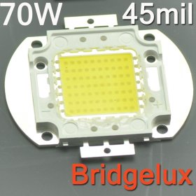 Bridgelux 70W LED High Power Chip 6300 Lumens 45*45mil LED Lights