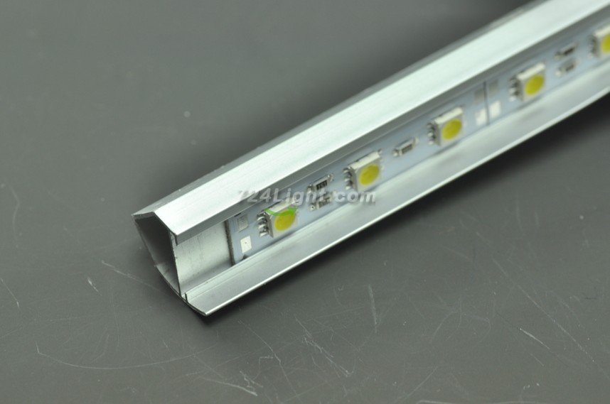 LED Aluminium Profile LED Strip Light Aluminium Profile 1M V Flat Type Rail Aluminium