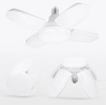 60W LED Shop Light Deformable LED Garage Lights CRI80+ 6000LM 6500K White 400W Equivalent