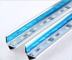 V Style LED Aluminium Extrusion LED Aluminum Channel 0.6 meter(23.64inch) with Reflector