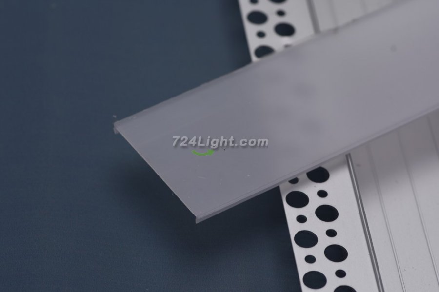 2.5 Meter 98.4â€ Aluminum Recessed LED Corner Strip Channel 104mm x 15.5mm Seamless Led Profile