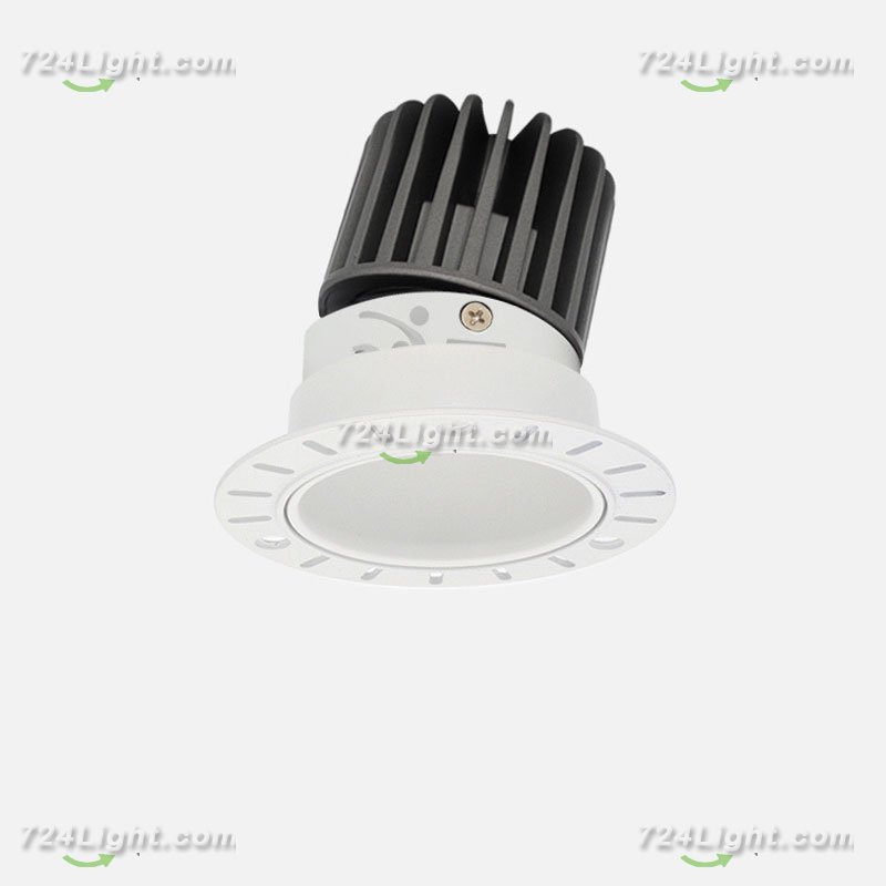 12W HOTEL LIVING ROOM SPOTLIGHT COB ANTI-GLARE HIGH DISPLAY INDEX LED CEILING DOWNLIGHT FRAMELESS EMBEDDED SPOTLIGHT