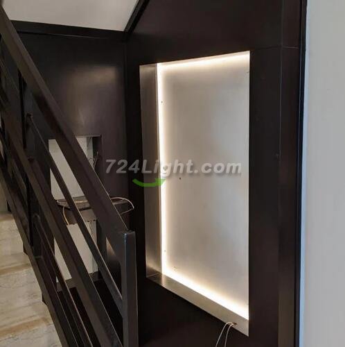 FCOB LED Strip 16.4FT/5M CRI90 480LEDs/m 12W/m 24V Dimmable LED Light Ribbon Indoor Use