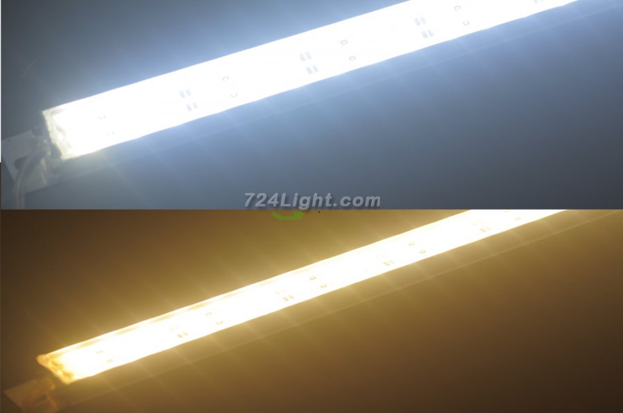 0.5Meter Double Row Waterproof LED Strip Bar 20inch 5630 Rigid LED Strip 12V With DC connector 72LEDs