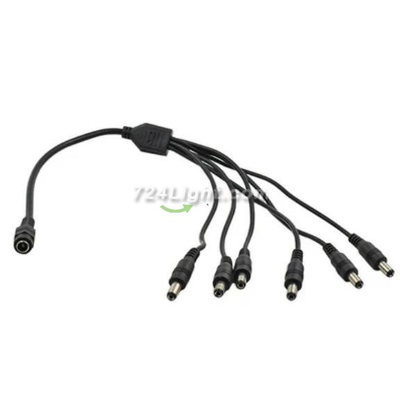DC5.5x2.1mm Female to Male Connector Cable Family Collection DC Plug DC Conversion Cable DC Splitter