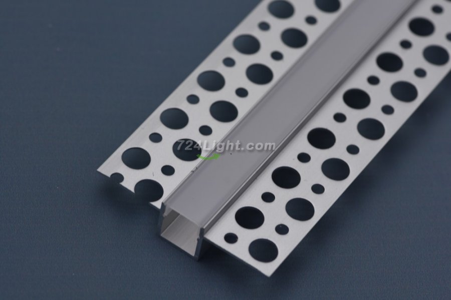 3 Meter 118.1â€ LED Aluminum Channel For Corner Of Wall 53mm x 14mm Seamless Led Channels