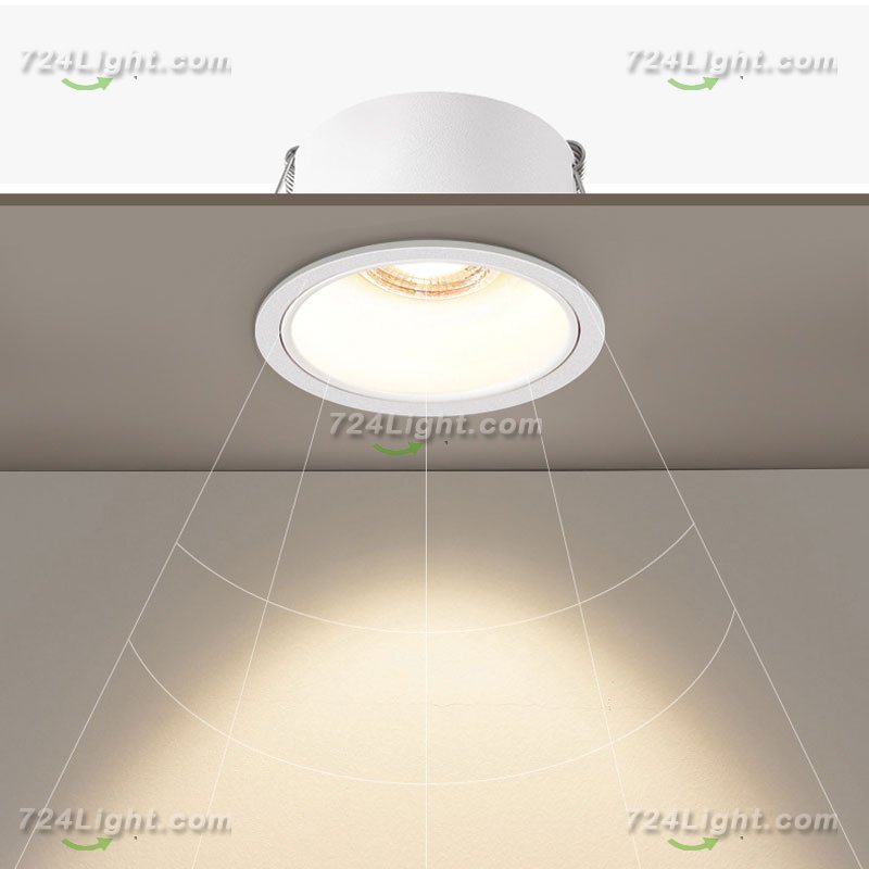 15W EMBEDDED ANTI-GLARE SPOTLIGHTLED CEILING LIGHT HOME LIVING ROOM WALL WASHER LIGHT COB NARROW EDGE DOWNLIGHT