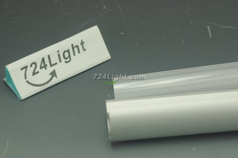 1 Meter 39.4â€ LED Suspended Tube Light LED Aluminum Channel Diameter 60mm suit 30mm Flexible LED Strips