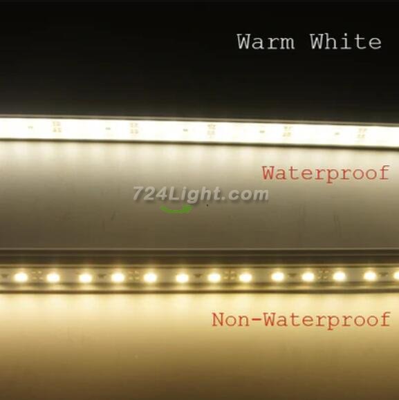5 / 10 Pack SMD5630 Rigid LED Strip lighting 72LEDs per Meter with U Aluminum Shell