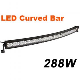 288W Curved LED Light Bar Double Row 96*3W CREE LED Work Light For Car Driving