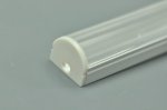 Lens Cover LED Aluminium Channel PB-AP-GL-004-RL 1 Meter(39.4inch) 13.7 mm(H) x 17.2 mm(W) For Max Recessed 12mm Strip Light LED Profile