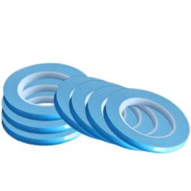 50M Roll 0.2mm Thick 2500g Viscous Force Heat Resisiting Blue Coating Double Sided Tape Adhesive Stronger Stick for LED Strip Lights