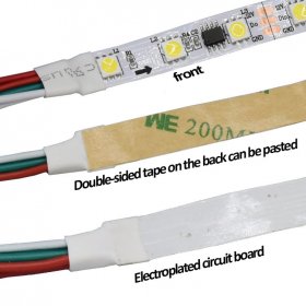 LED SYMPHONY LIGHTS WITH 60 LIGHTS 12V LOW VOLTAGE WS2811 MONOCHROME MARQUEE STRIP RF CONTROLLER 5050 EXTERNAL IC