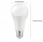 6 Pack 12Watt 1000LM G65 LED Bulb Light (75W Equivalent) E27 Screw Base 100-240V AC Non-dimmable 65mm White Light LED Globe