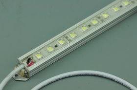 1Meter Waterproof LED Strip Bar With Circular Lens 39.3inch 5050 Rigid LED Strip 12V With DC connector