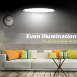 15.74 Inch 32W LED Light Fixtures Ceiling Flush Mount for Bedroom, Kitchen, BathroomLamps Ultrathin
